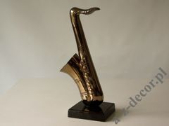 Ceramic saxofone 44cm gold [AZ02527]