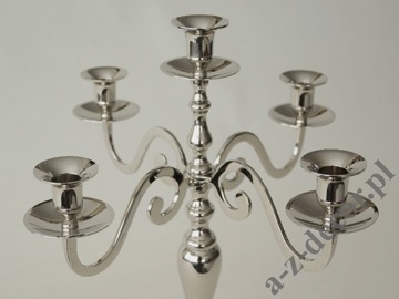 Metal candle holder x5, 38x50cm [AZ01958]