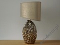Złota ceramiczna lampa stołowa EROCK 62cm [AZ02553]