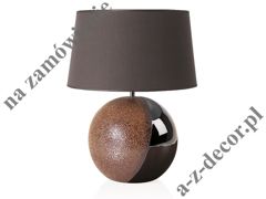 LUNA brown ceramic bedroom lamp 42cm [008240]