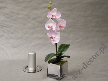 Artificial phalaenopsis in pot 55cm [AZ01855]