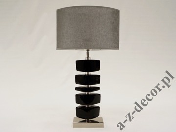 Black and silver LINA table lamp 55cm [AZ02233]