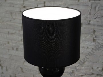 PERLA II black bedroom lamp 51cm [AZ02342]