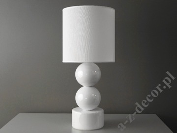 PERLA II iris white bedroom lamp 56cm [AZ02473]