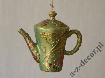 Tea-pot green 8cm [AZ01609]