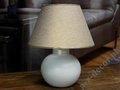 BEAULIEU matt gray bedroom lamp 48cm [AZ02705]