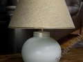 BEAULIEU matt gray bedroom lamp 48cm [AZ02705]
