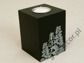 Black Tealight candle holder 10cm [AZ00598]