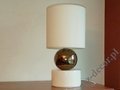 Cream and gold PERLA I bedroom lamp 39cm [AZ01096]