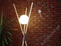 MOON floor lamp 212cm with wooden tripod  [AZ02471]