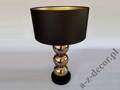 PERLA III gold and black table lamp 68cm [AZ02766]