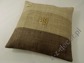 Raffia cushion cover 45x45cm with coco design [AZ00020]
