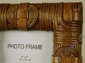 Rattan photo frame 22cm [AZ00503]