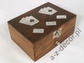 Pudełko 15x11x6cm + domino, karty [AZ01561]