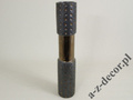 Szaro złoty wazon ceramiczny DOTS 42cm [AZ01053]