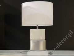 Lampka nocna CHANEA Petit srebrno biała 40cm [AZ02408]