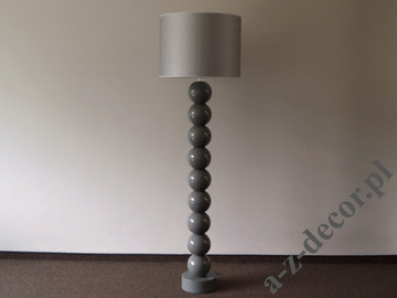 Nowoczesna lampa podłogowa PERLA IX CY szara 50x170cm [AZ02495]