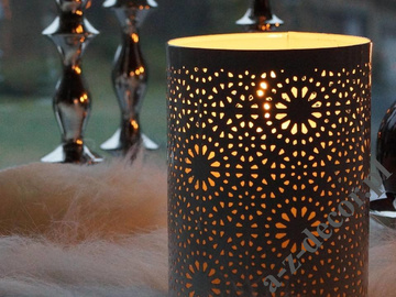 Metal candle holder 10,5x15cm [AZ01967]