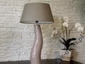 Lampa stołowa CHICA beżowa 48x84cm [AZ01884]