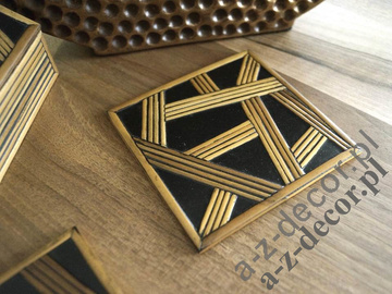 Coasters 11x11cm S/6 + case [AZ00125]