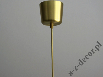 PERLA black and gold pendant lamp 25cm with ceramic balls [AZ02726]