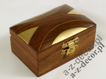 Pudełko drewniane 7,5x5x3,5cm [AZ01576]
