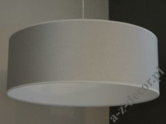 Silver pendant lamp 55x20cm E27 [AZ02485]