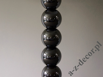 Lampa podłogowa do salonu PERLA IX CY brązowa 50x170cm [AZ02492]