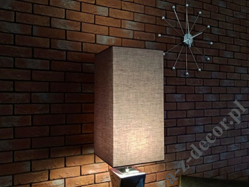 Wysoka lampa podłogowa TWISS 168cm opalizujący brąz  [AZ02715]