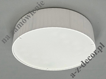 White  pleated CYLINDRI ceiling lamp 40cm [AZ02711]