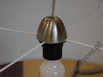 Silver pendant lamp 55x20cm E27 [AZ02485]