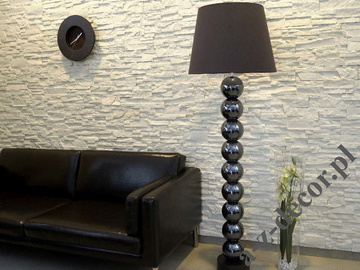 PERLA IX iris brown floor lamp 55x170cm [AZ02178]