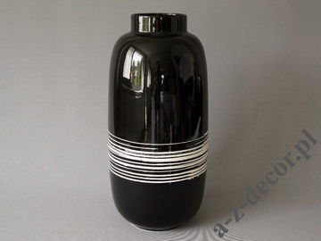 Big black ceramic vase 50cm [AZ02525]