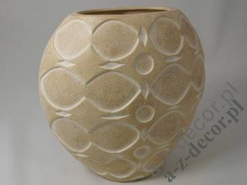 ALMOND earthenware vase 27cm [AZ01127]