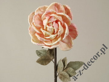 Rozwinięta sztuczna róża 78cm [AZ01684]