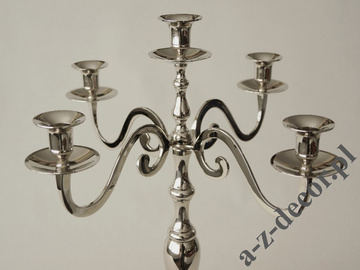 Metal candle holder x5, 42x75cm [AZ01959]