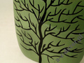 INGRID green ceramic vase 30cm [AZ00759]