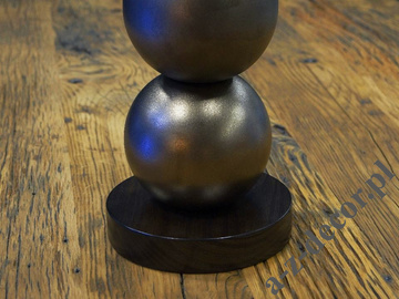 PERLA III dark gold table lamp 40x68cm [AZ02562]