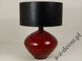 Lampa stołowa LUCIA czerwona 56cm [AZ01360]