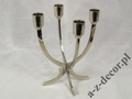 Modern 4 arms  metal candle holder 21cm [AZ01401]