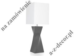 Szara lampa stołowa TWISS 73cm [008285]