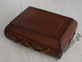 Wooden decorated box 17cm [AZ00520]