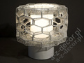 HONEY COMB white table lamp 23cm [AZ02310]