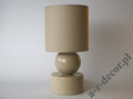 PERLA I cappuccino bedroom lamp 39cm [AZ02406]