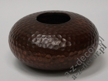 Wooden vase 21cm [AZ00043]