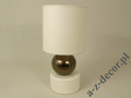 Cream and gold PERLA I bedroom lamp 39cm [AZ01096]