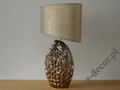 Gold EROCK ceramic table lamp 62cm [AZ02553]