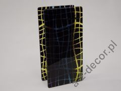 Glass T-light holder 12x6x24cm [AZ02268]