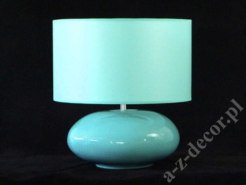 Lampka nocna TURQUESA 36cm turkusowa [AZ02505]