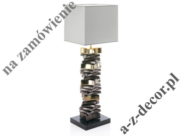 Lampa stołowa CAREA złoto szara 90cm [008225]